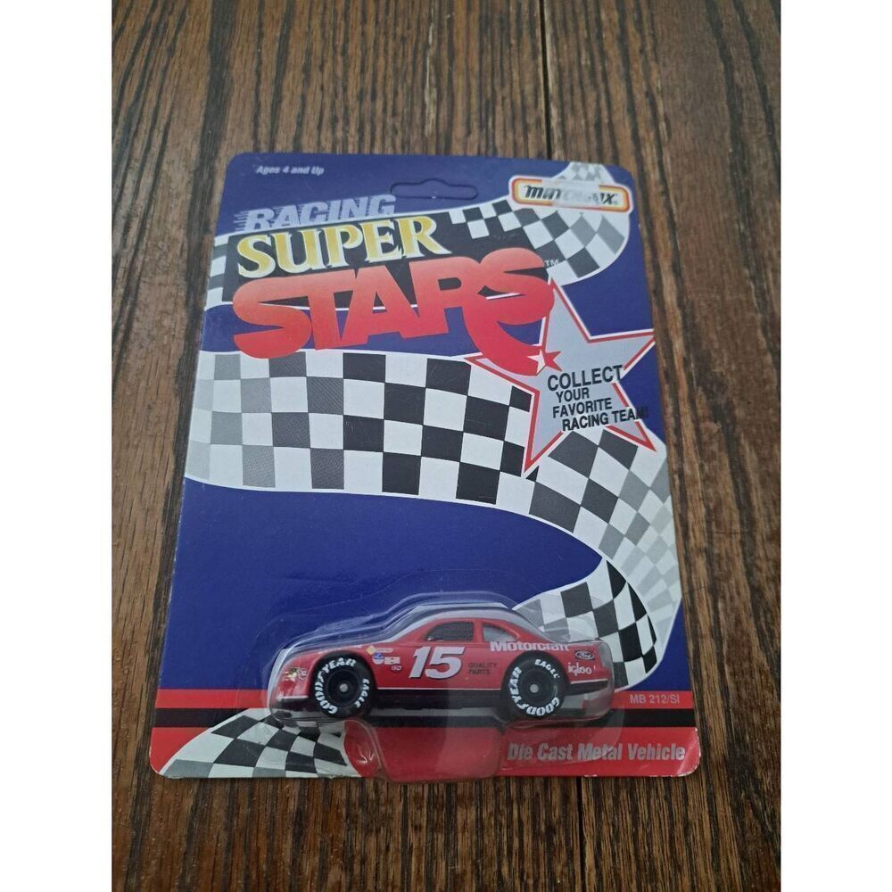 Vintage 1991 Matchbox Morgan Shepard Motorcraft 1/64 Die Cast Car NOS in Pack